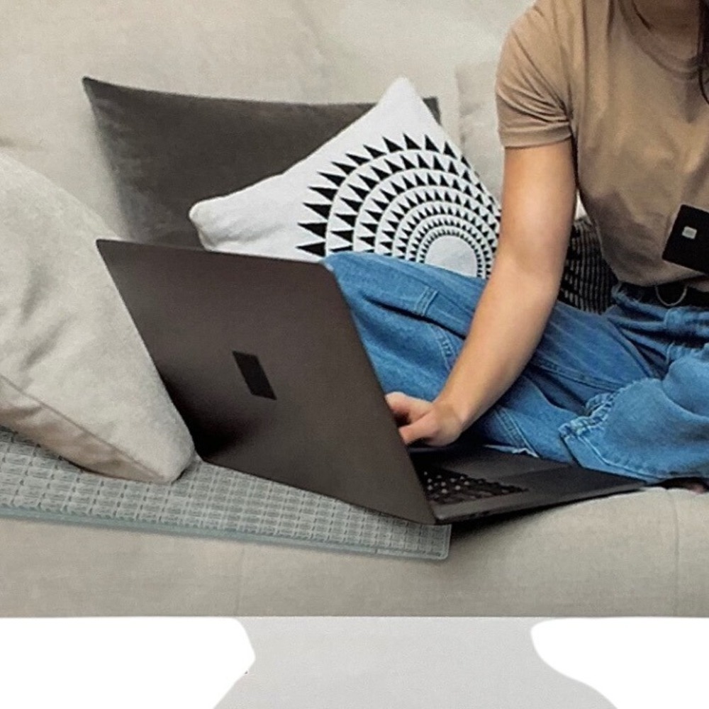 Cooling laptop Cushion‎ Pad Breathable Chair Car Office Home Purple Portable
